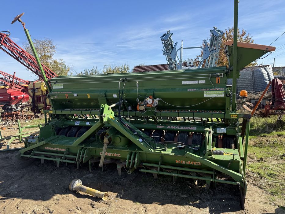 Cuplu freza +Semanatoare discuri Amazone  3m si 4m