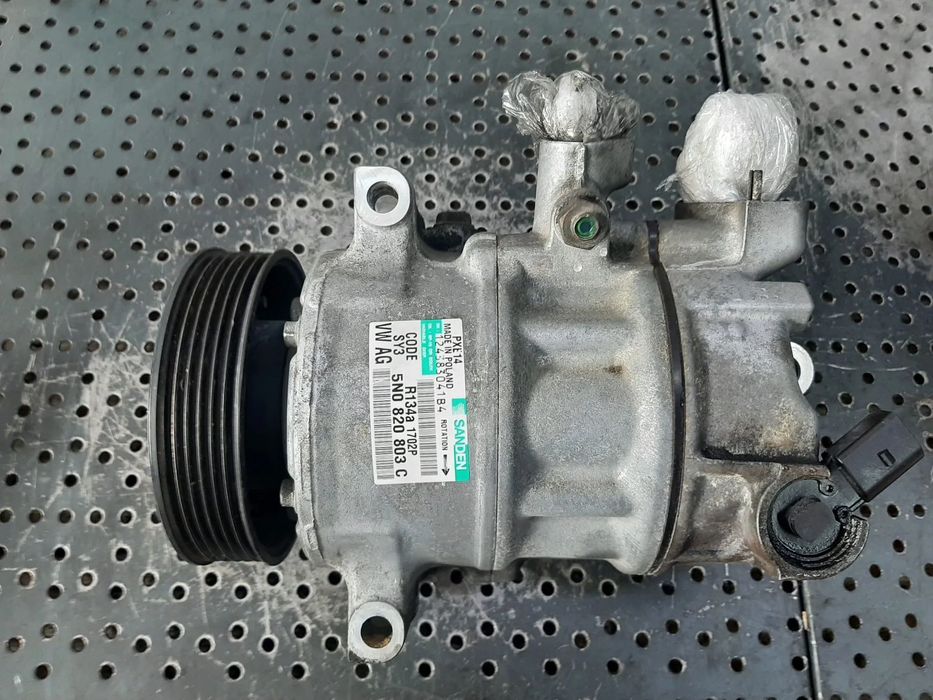 Compresor clima ac 5n0820803c skoda fabia 2 octavia 2 roomster audi a1 audi a3 8p q3 seat altea xl leon