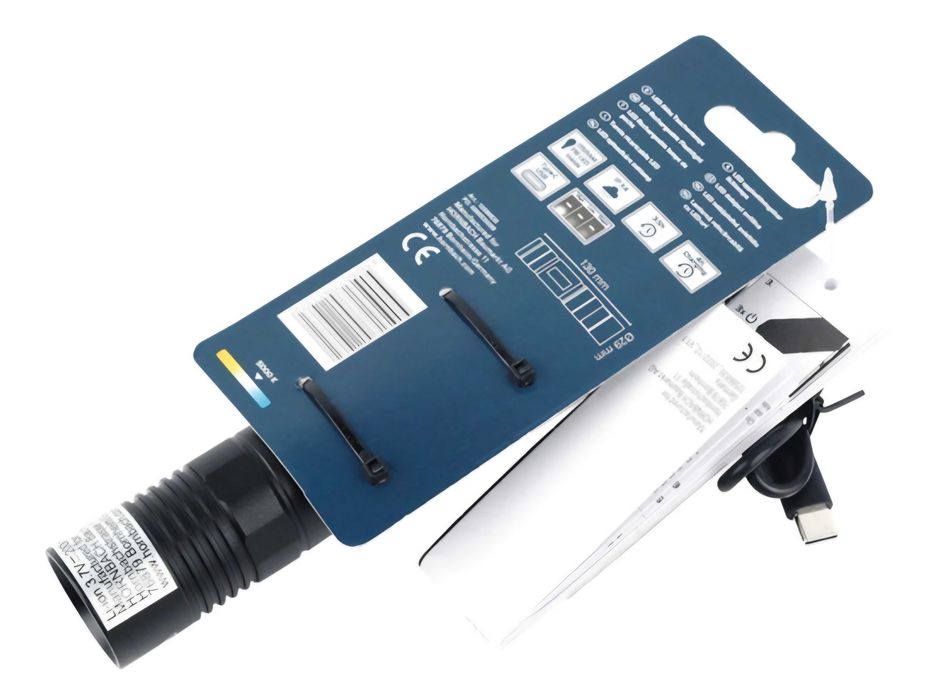 LUMAK PRO LED Акумулаторен фенер 500 lm 5000 K Студено бяла светлина