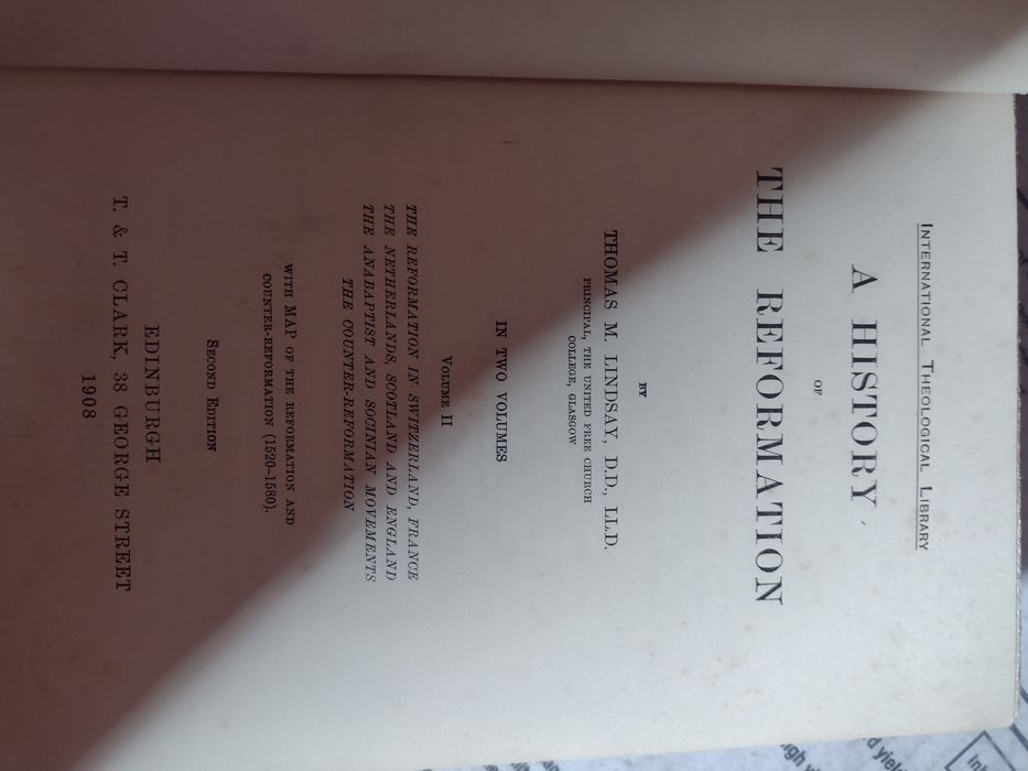 Антикварнa книгa -  A history of the Reformation