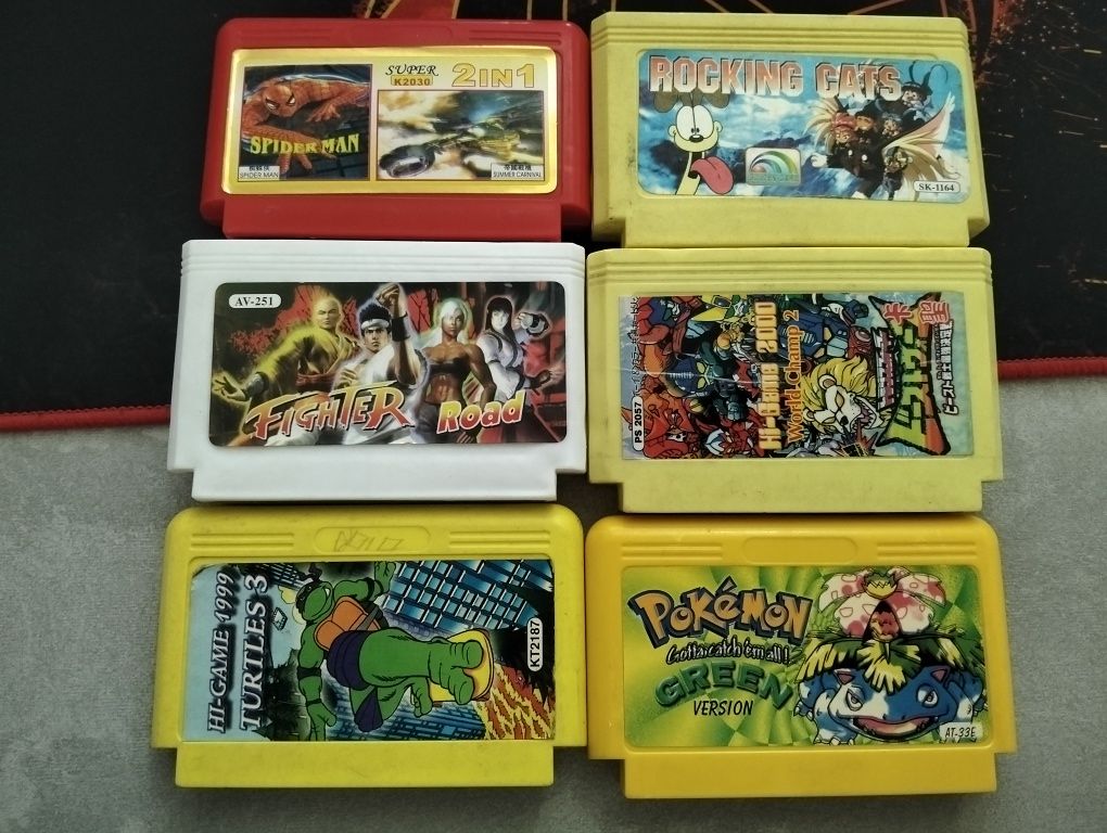Casete de colecție famicom/terminator/pegasus