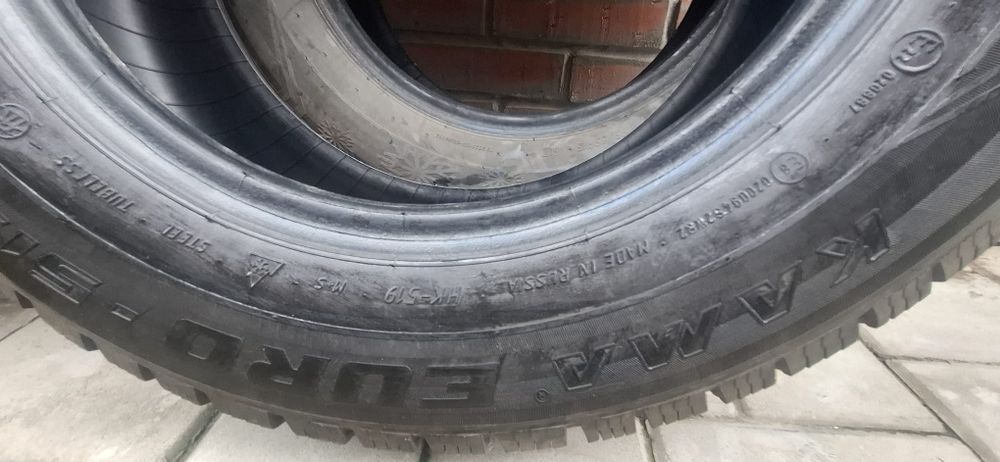 Anvelope iarnă 195/65 R15 – KAMA Euro-519 – Set 4 buc – Folosite 1 sez