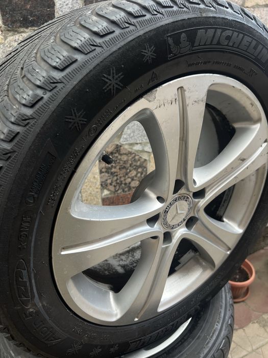 Оригинални джанти Мерцедес 17 с гуми 5х112