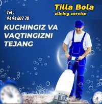 Tilla Bola cleaning
