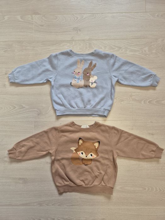 Много запазени суитшърти на H&M за момиче размер 98/104