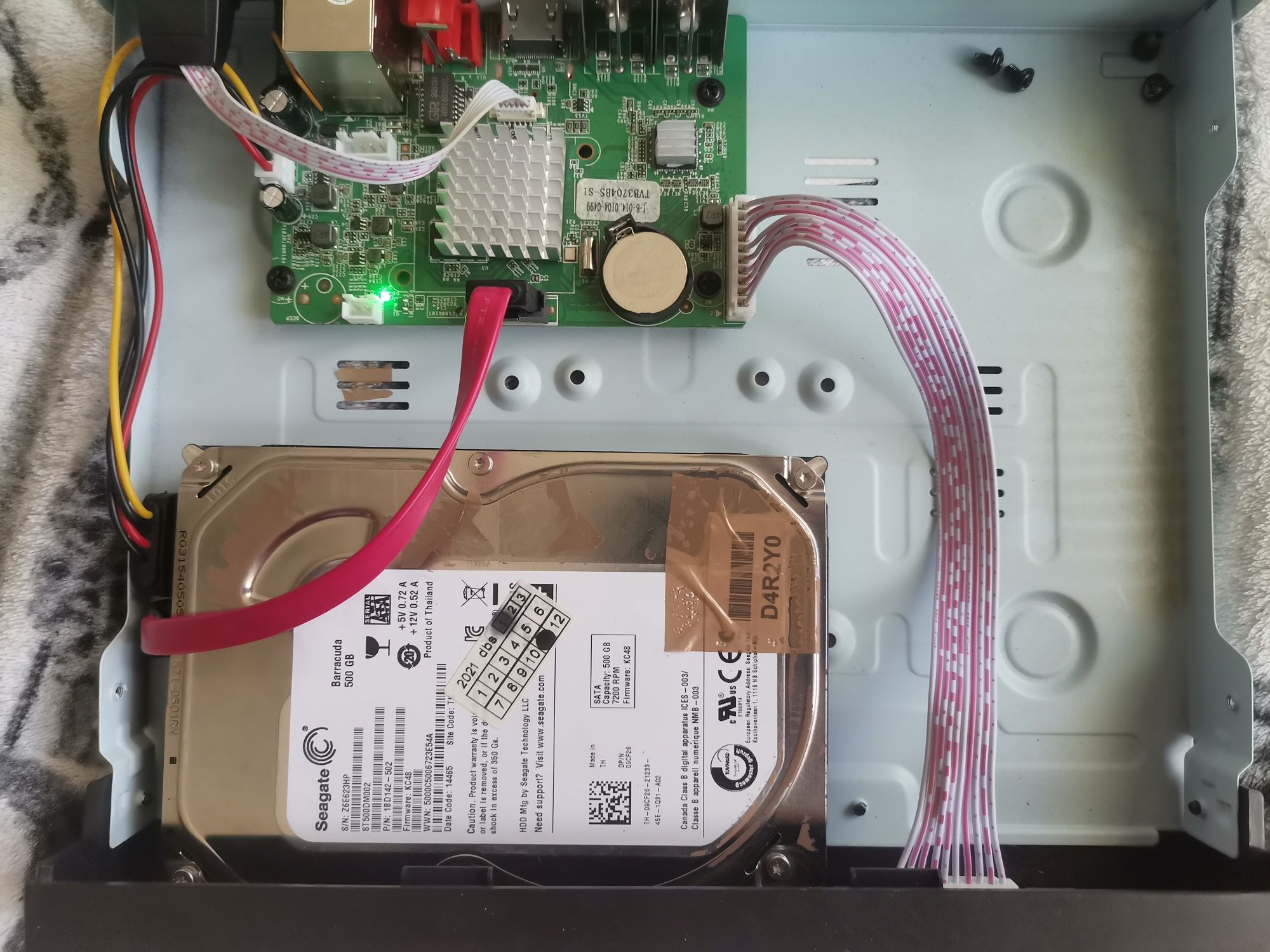 DVR Jortan 4 canale cu HDD 500 GB Seagate