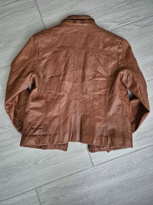 Geacă retro de piele femei M