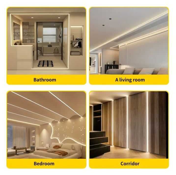 Водоустойчива IP65 LED лента с кабел и ключ директно към 220V - 10 м.