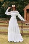 Rochie albă Boho