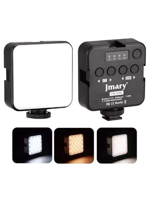 LED Освещение, Портативный Видео Светильник Jmary FM-59R