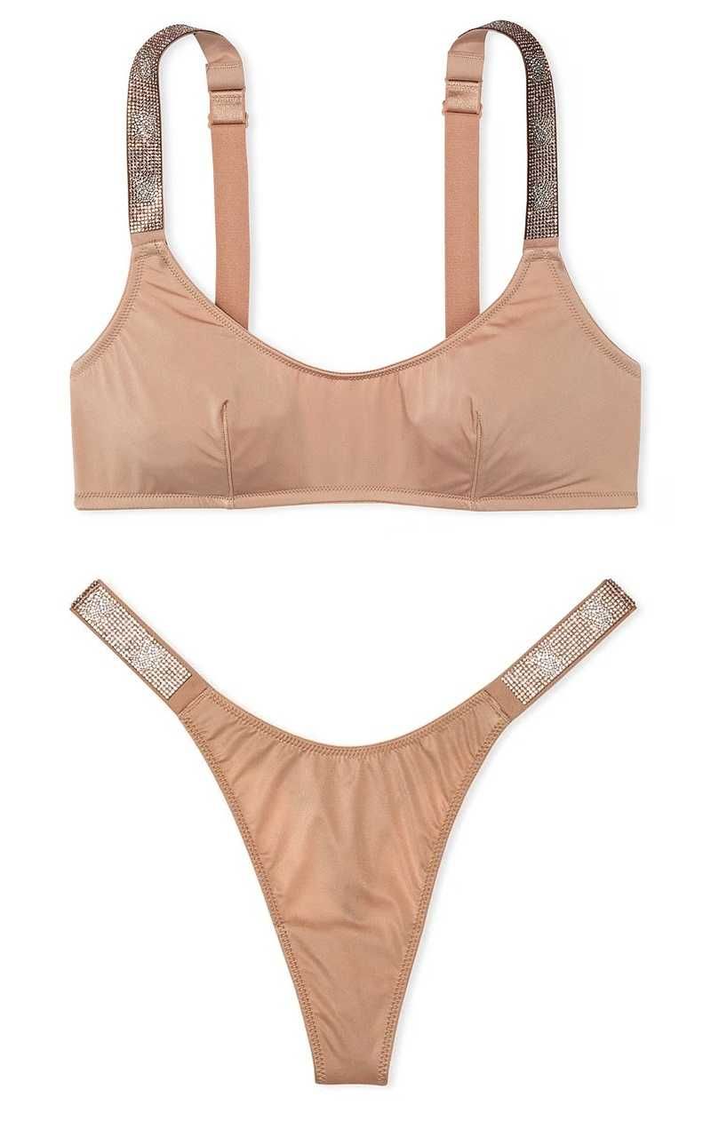 Sutien strasuri si bikini tanga brazilian Victoria,s Secret original