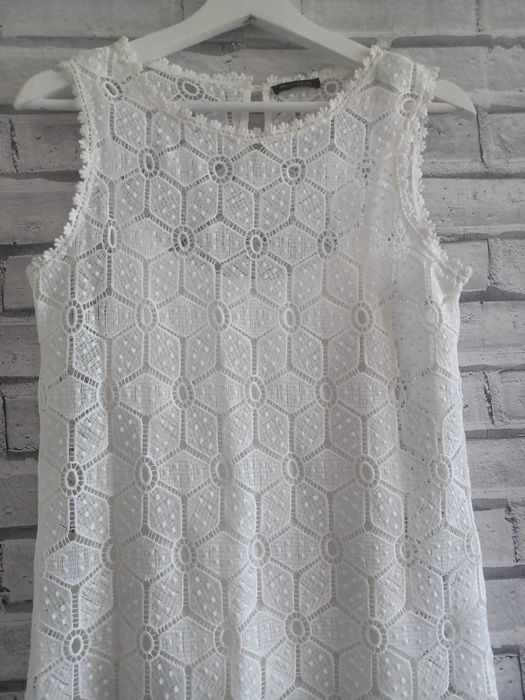 Massimo Dutti бьла рокля размер S