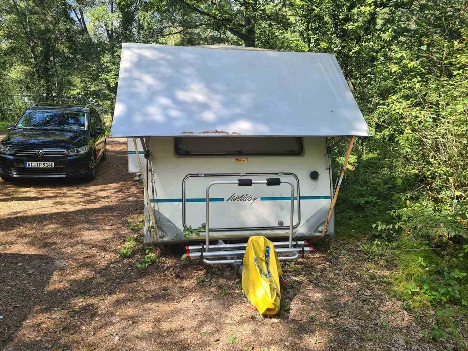 Каравана Knaus Eifelland 395 + форселт + втори покрив