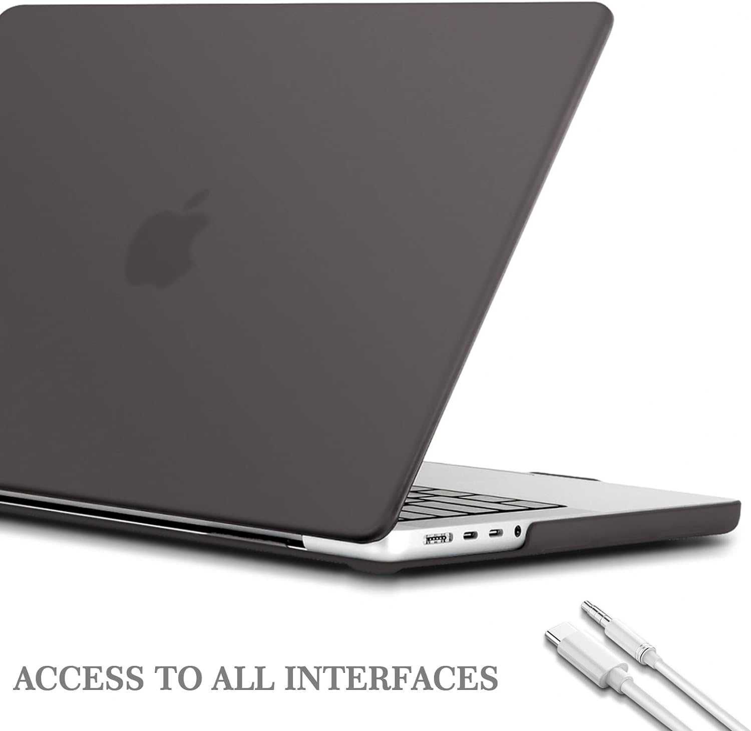 Husa protectie, carcasa Apple Macbook 16",gri inchis