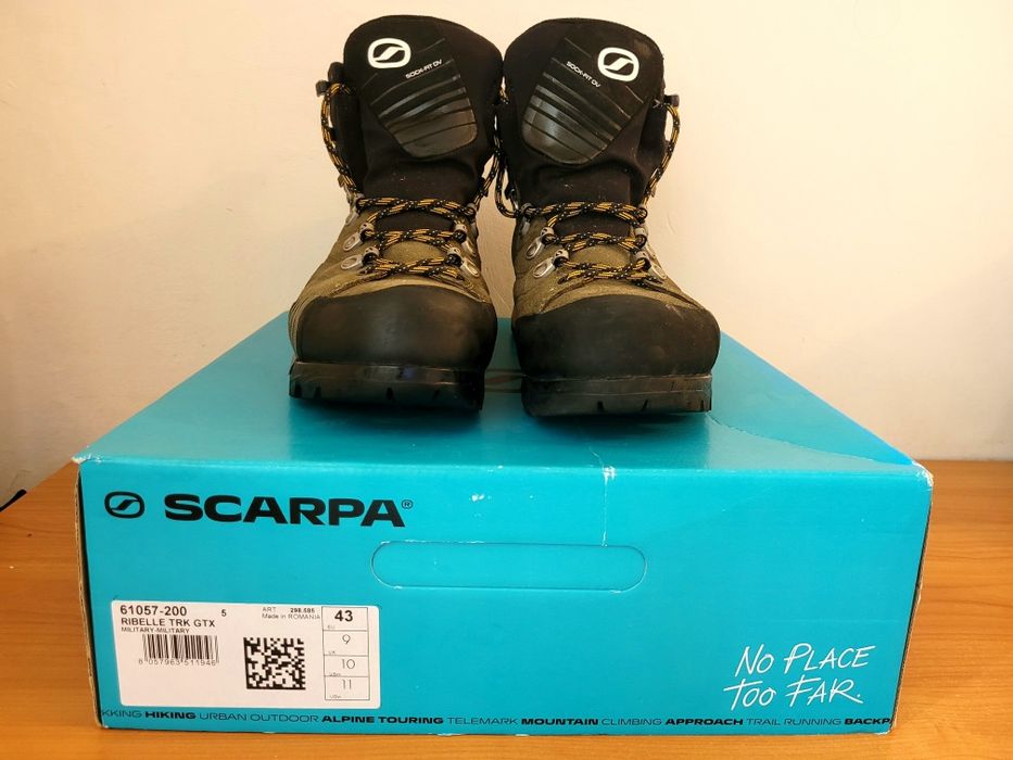 Vând ghete drumetie barbati Scarpa Ribelle TRK GTX, marimea 43