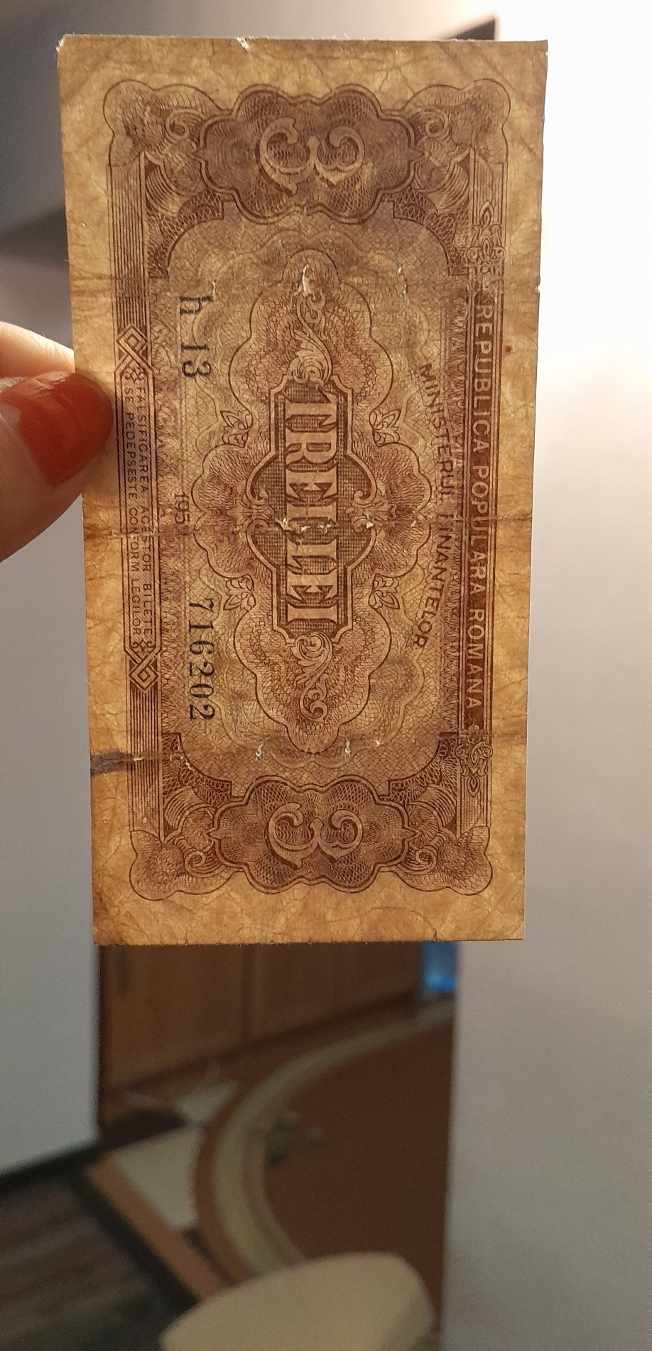 3 bancnote 1952 preț fix