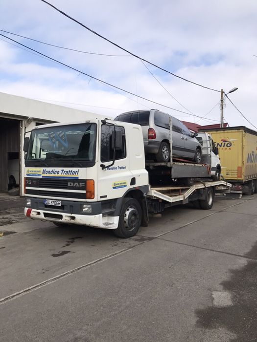 Transport Utilaje Tractari Camion Taf Buldo Tractor Trailer Nacela