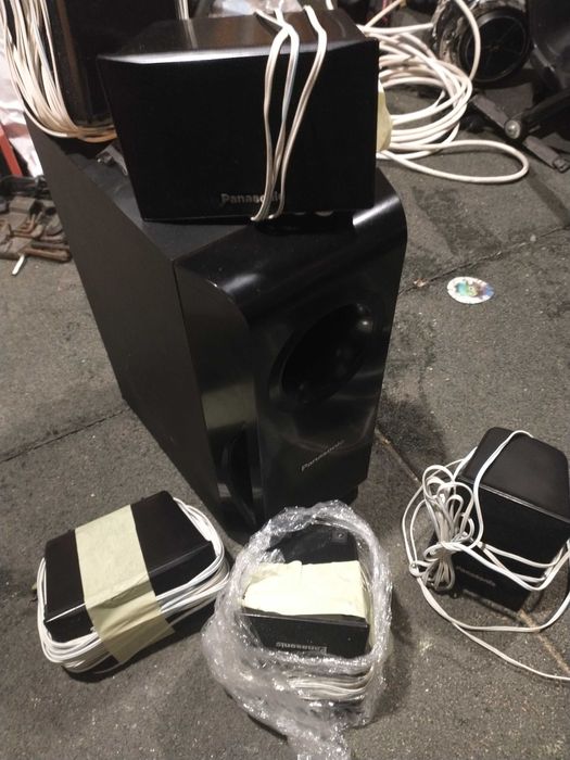 Boxe Activ Panasonic 5.1 cu bluetooth (5 satelit, 1 subwoofer 100watt)