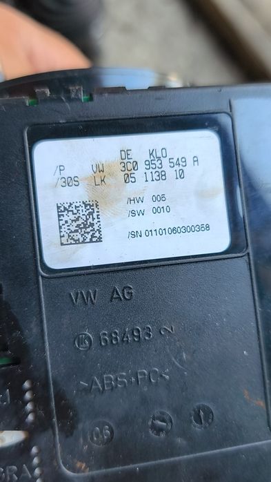 Ansamblu manete cu calculator și spiră Volkswagen Passat B6