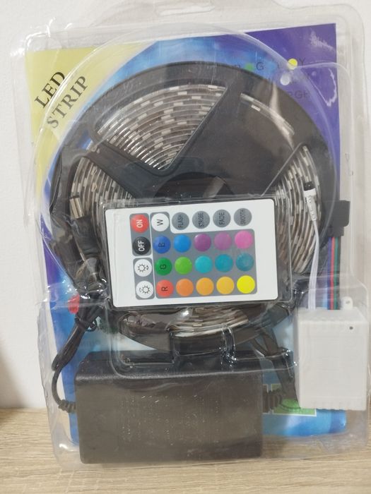Kit Complet Banda Led 5050, Telecomanda
