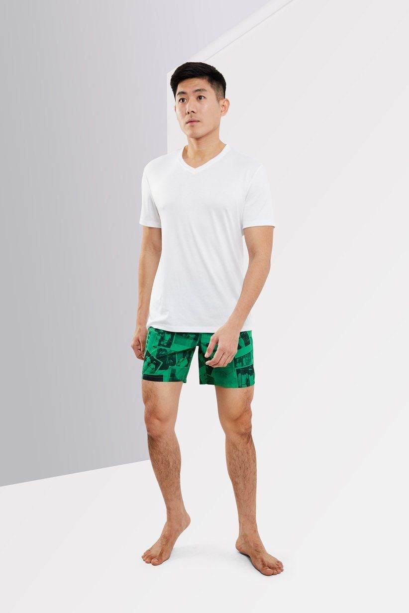 Мъжки плувни шорти Lacoste Polaroid Swim Shorts размери S, M, L