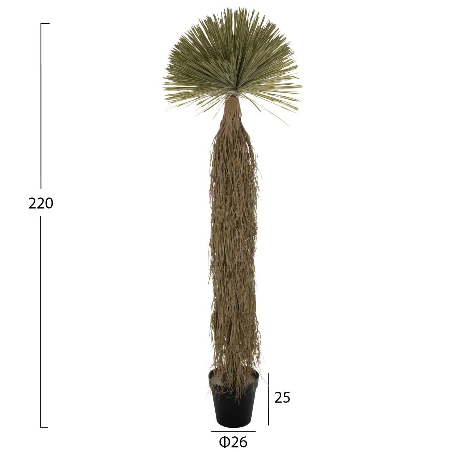 Голяма изкуствена палма 220см, HM7974