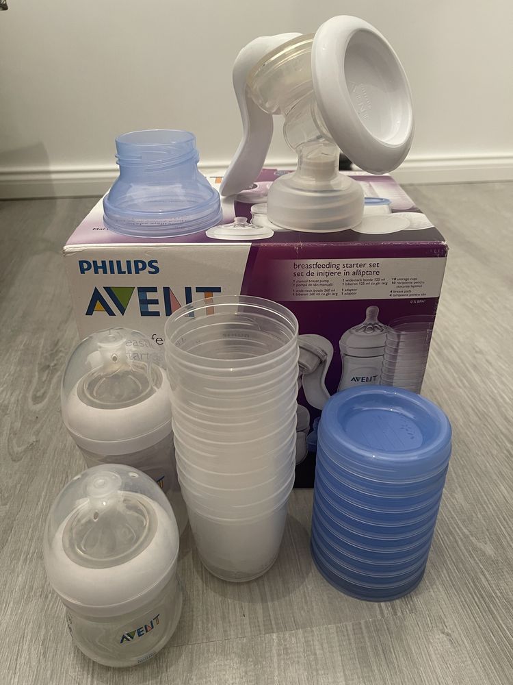 Avent Pompa san automata/manuala + Sterilizator biberoane