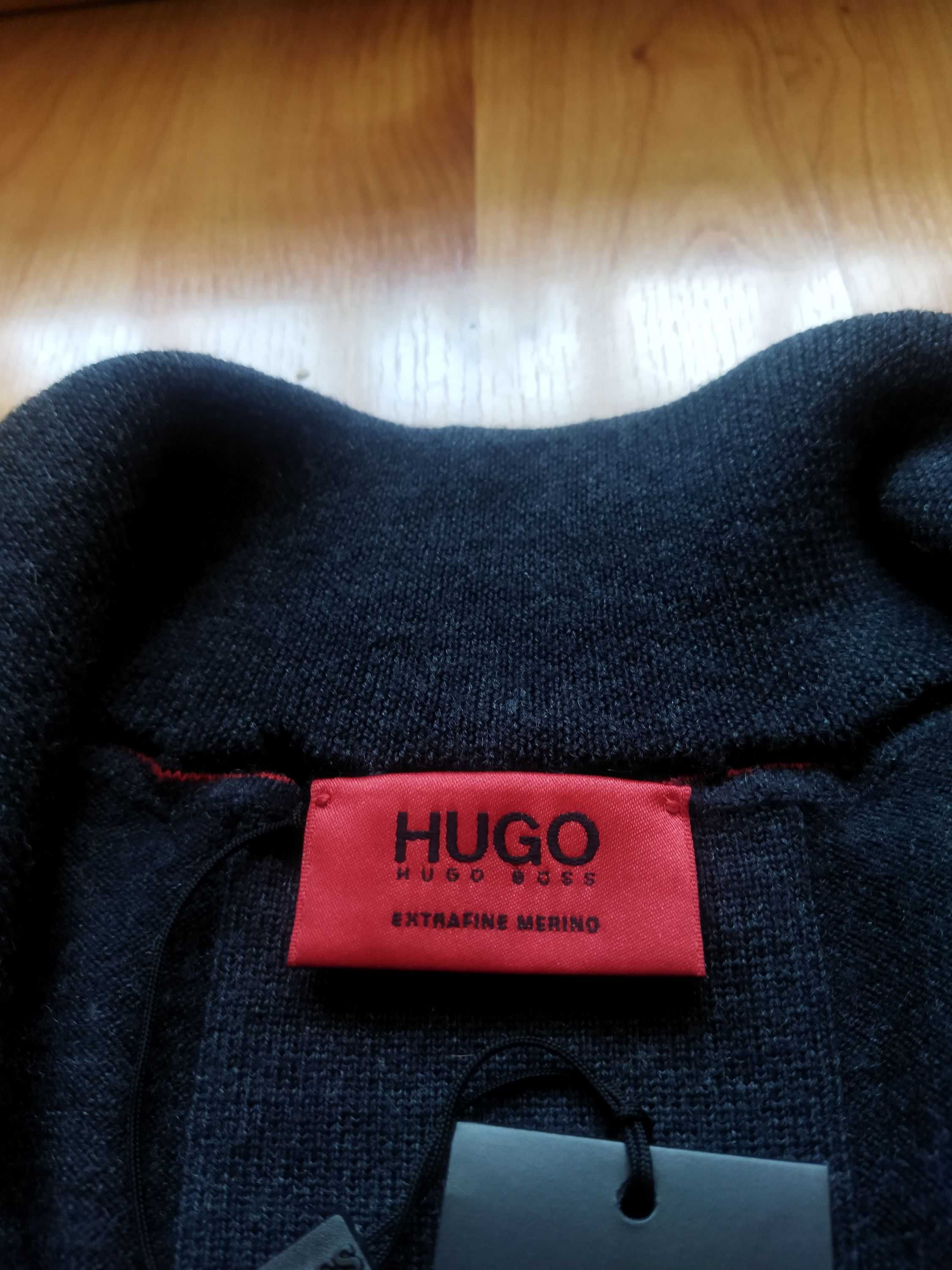Свитер-полузамок Hugo Boss (Германия),шерсть,оригинал,новый,р-р 48