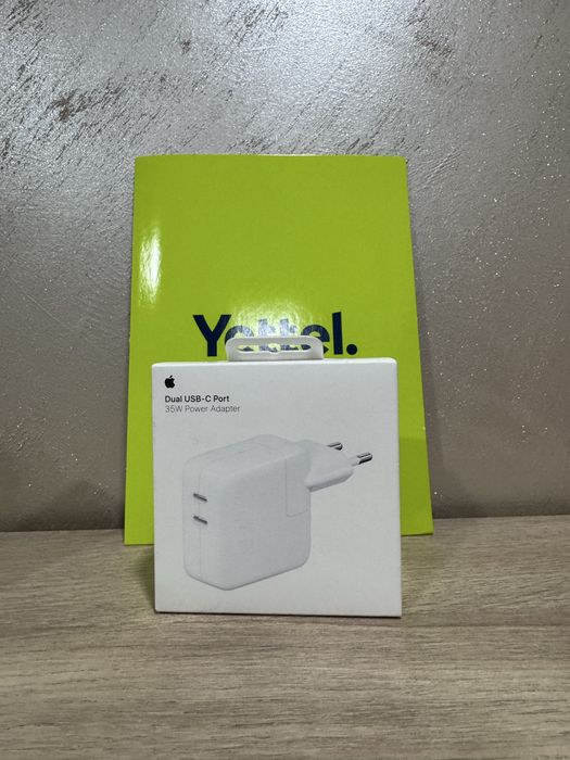 Apple 30W / 35W USB-C Dual Power Adapter| Фабрично запечатани | Yettel