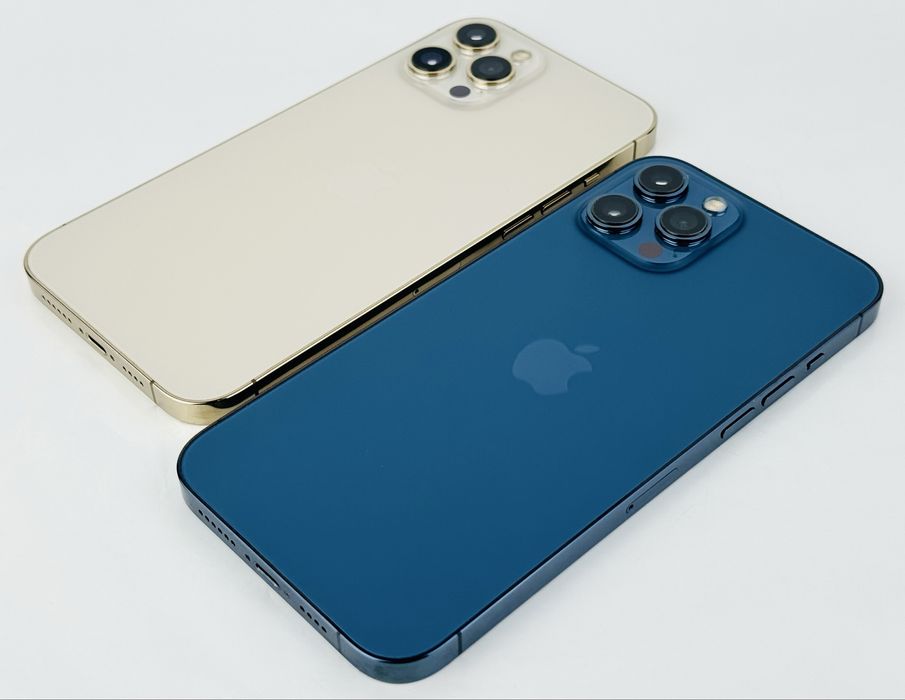 Apple iPhone 12 Pro Max 128GB Blue / Gold 100% Battery! Гаранция!