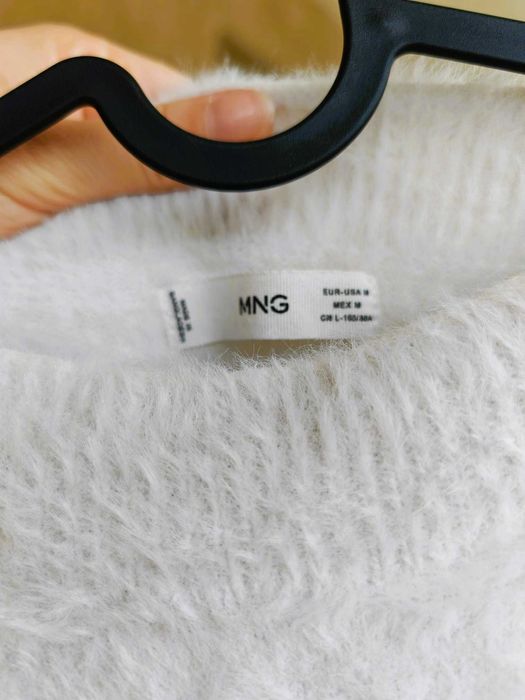 Bluza Mango, alb murdar, mărimea M