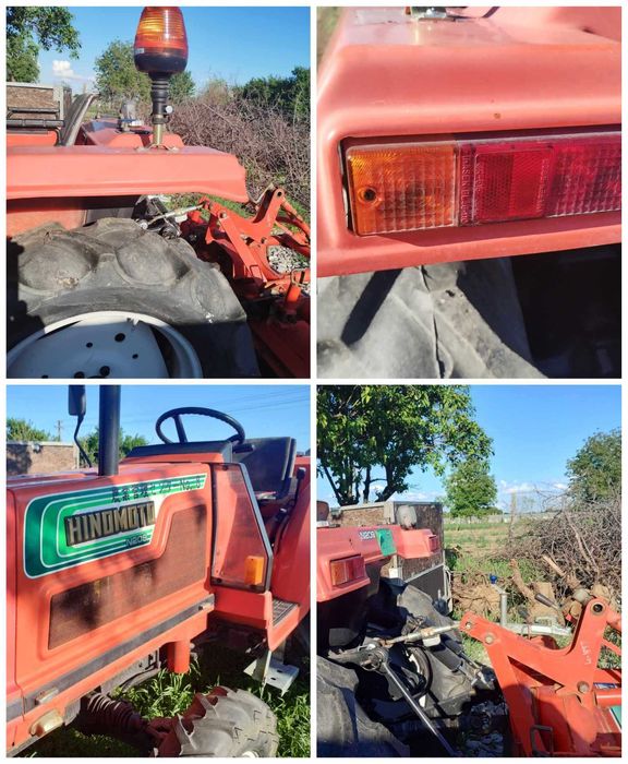 Tractor-tractoras Japonez HINOMOTO N209 ,4X4 , plug + FREZA !