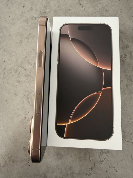 Iphone 16 pro 128, desert titanium, 96% baterie