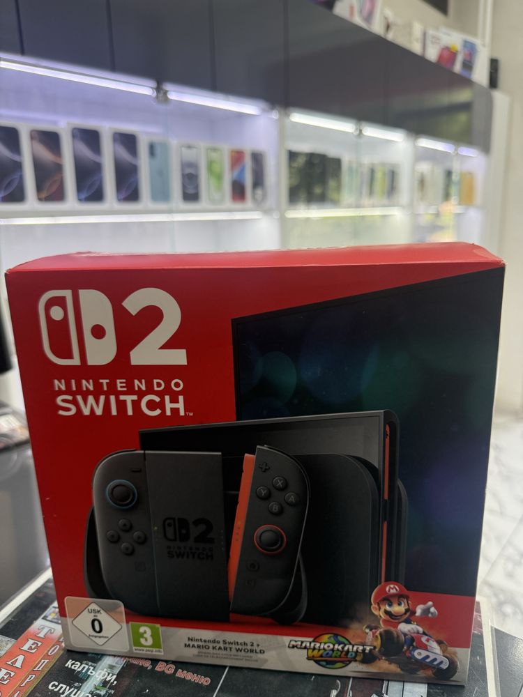 Nintendo switch 2 + mario kart world *Запечатана*