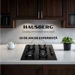 Plita Incorporabila Rustica Hausberg HB-575RST, 4 arzatoare, nou