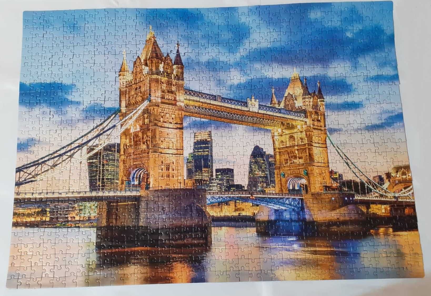 Vand puzzle Podul Londrei 1000 piese care straluceste pe intuneric