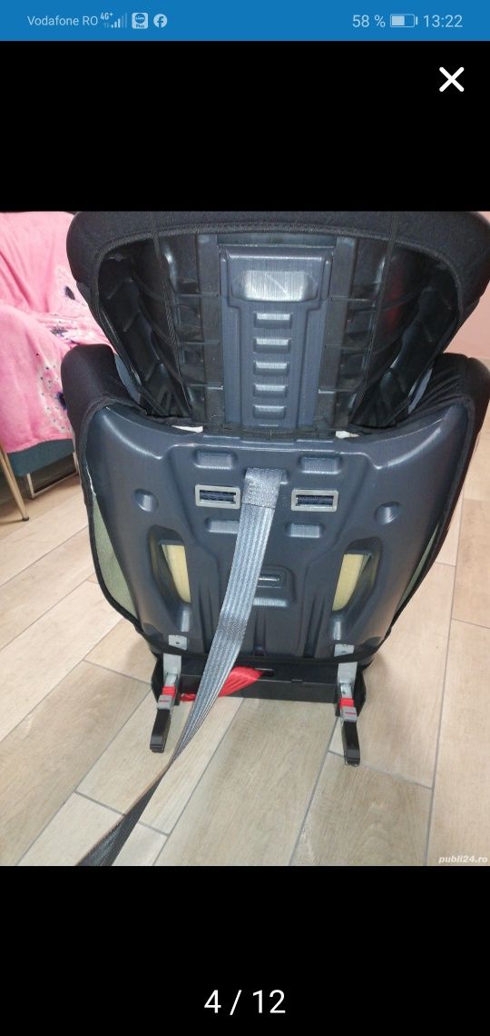 Vand scaun de copil cu isofix