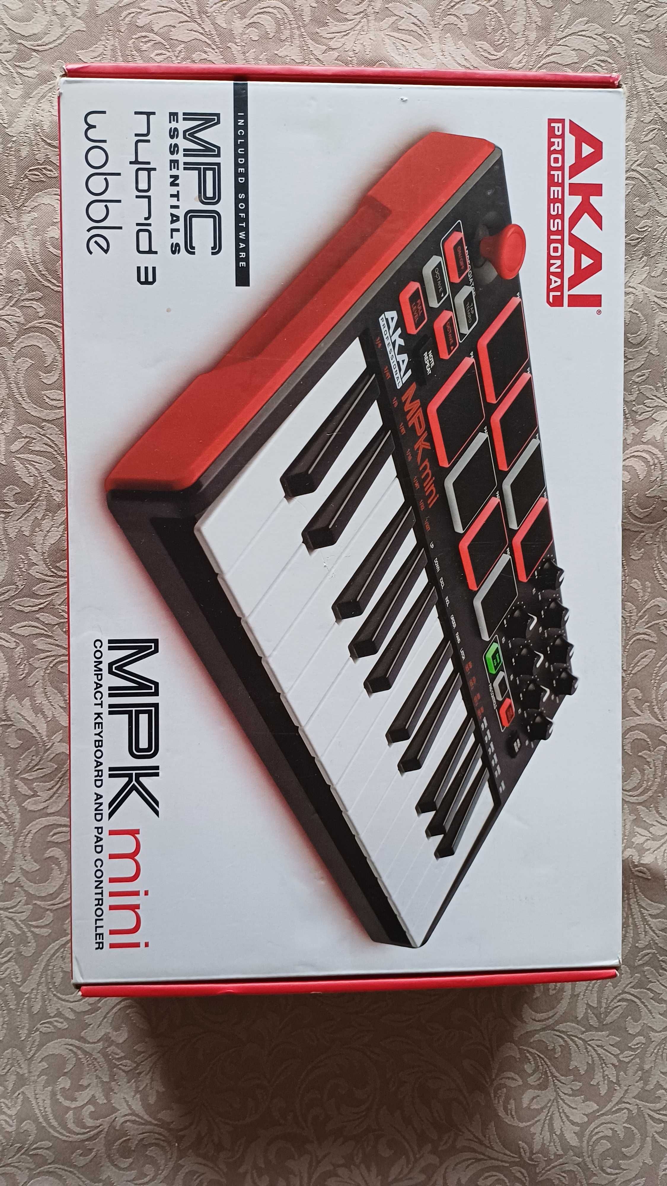 Akai MPK mini MКЗ Миди клавиатура Red