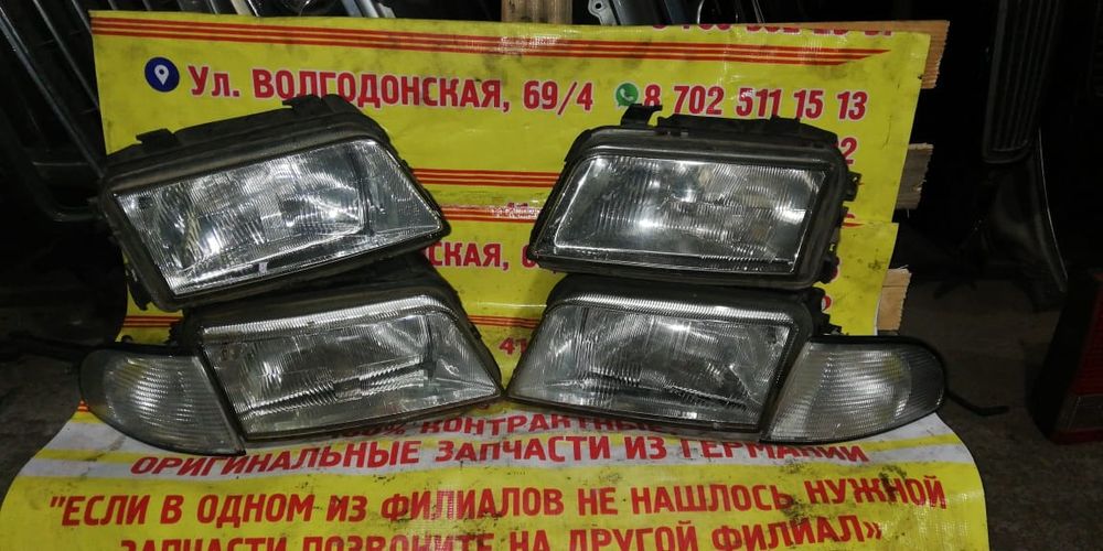 Фары передние на Ауди А4В5 из Германии