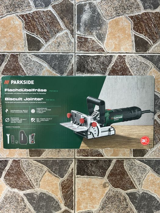 Нов! 3г. Гаранция! Parkside Фреза за плоски дибли PFDF 900 C3