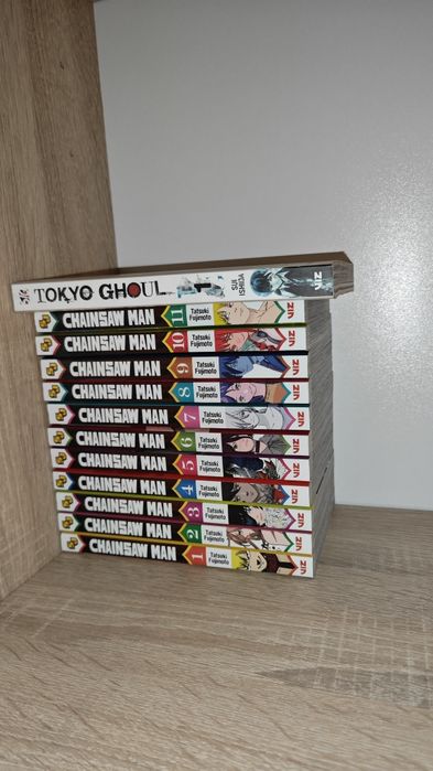 Manga Chainsaw Man 1-11 (+1 Volum Tokyo Ghoul)