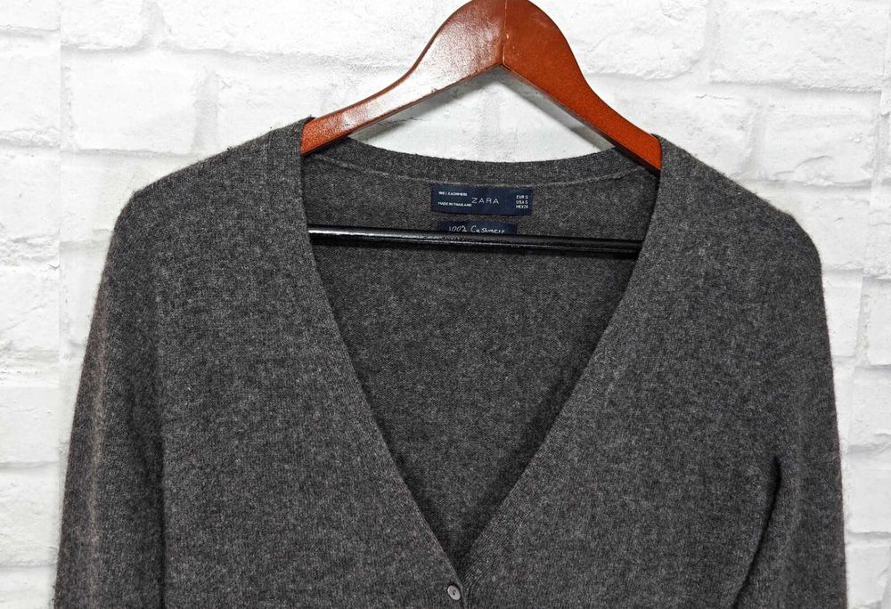 ZARA 100% Кашмирена дамска жилетка размер S