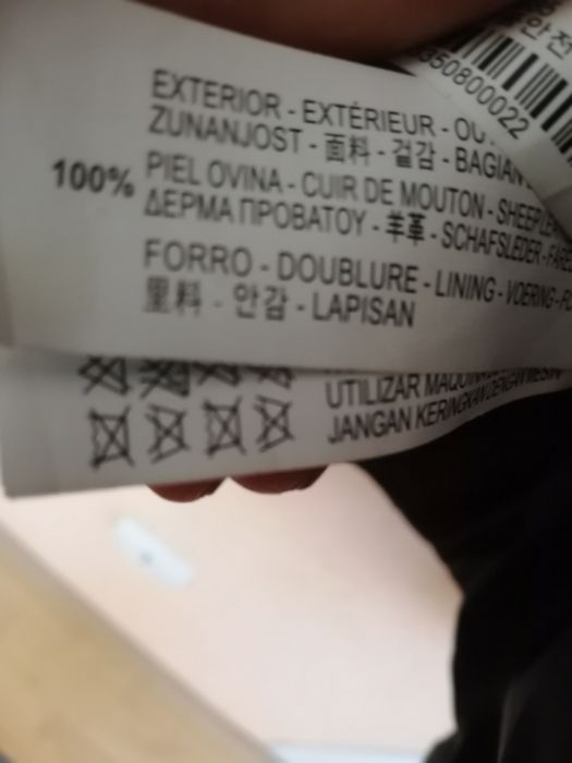 Geaca piele bărbați Zara Man S