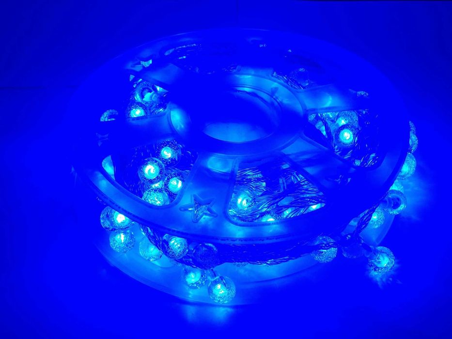 Instalatie Bile 22 Metri, Alb rece, Lumina calda, Albastru, Multicolor