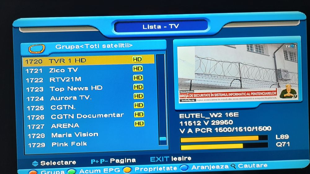 Receiver satelit