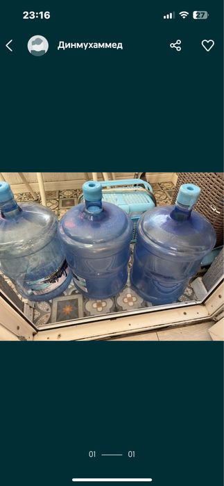 Бутыли воды 18.9 литров