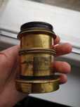 Obiectiv foto alama Petzval Symetrique Extra Rapide A.Menu&Cie B