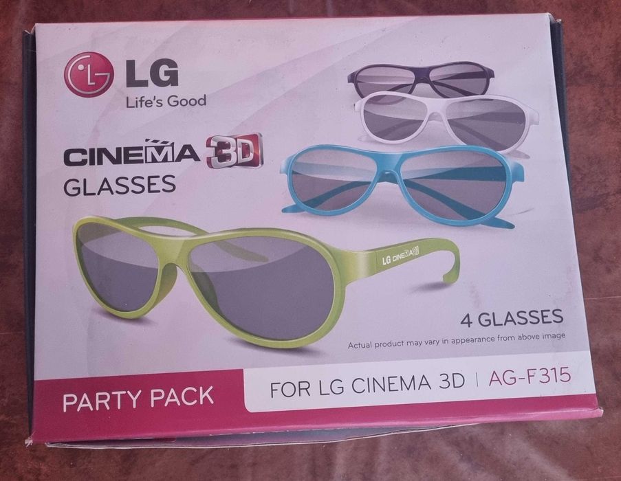 4 Ochelari 3D LG AG-F315 Party Pack , pasivi