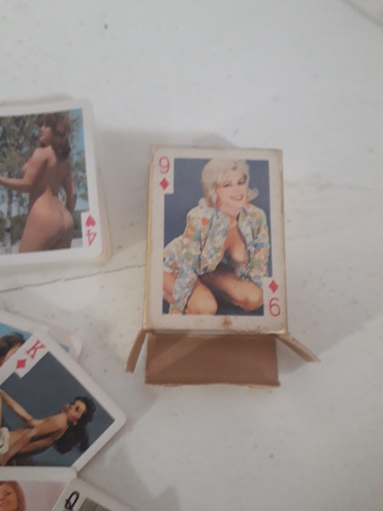 Mini carti joc vintage
