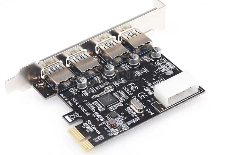 USB 3.0 для PCI-e, переходник, хаб, pci-e, расширение, концентратор